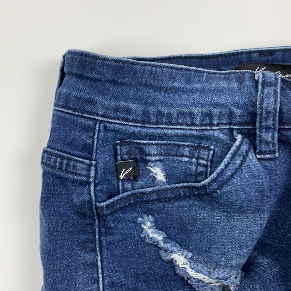KanCan Distressed High Rise Cuttoff Denim Shorts S - Picture 5 of 9